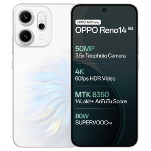 Oppo Reno14 5G (Gold, 8GB RAM, 256GB Storage)