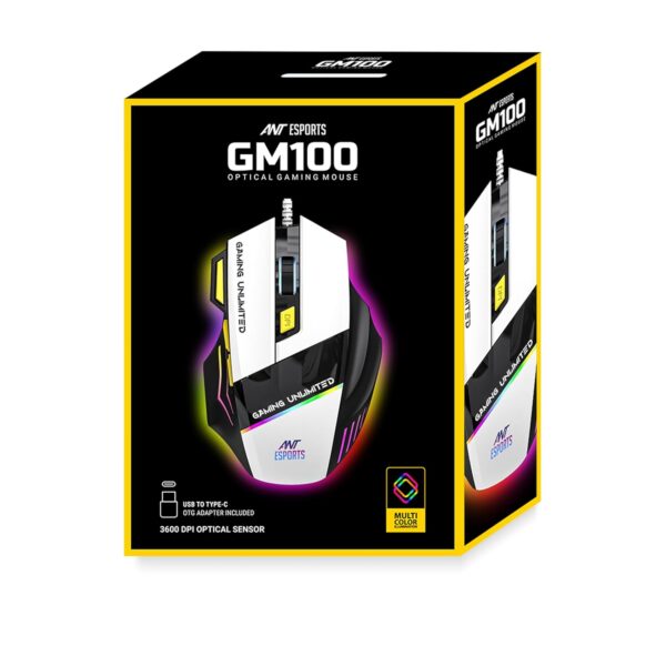 Ant Esports GM100 V2 Optical Gaming Mouse
