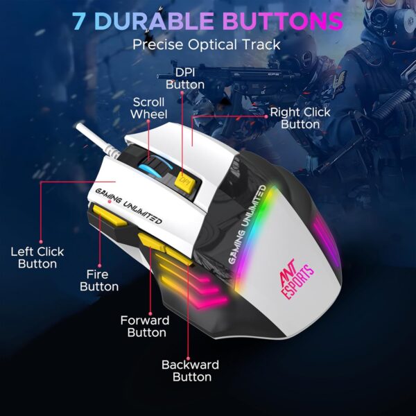 Ant Esports GM100 V2 Optical Gaming Mouse